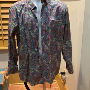 Alan Flusser Multicolor Paisley Shirt